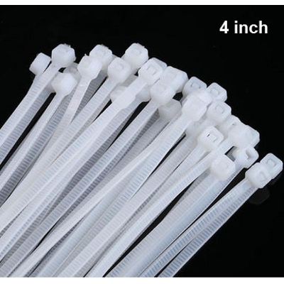Picture of 4 Inch Self-locking Nylon Cable Ties Zip Ties Plastic Straps - 100pcs - Multicolor