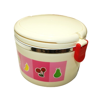 Picture of Double Layer Plastic Lunch Box - Multicolor - Multicolor