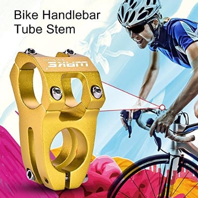 Picture of Aluminium Alloy Short Bike Handlebar Front Fork Stem Adapter Suitable for Most Bicycle, Road Bike, MTB, BMX - Multicolor
