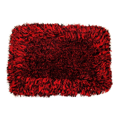 Picture of Solid Color Polyester Bathroom Rug Soft Doormat Carpet - 23.5" x 16" - Multicolor