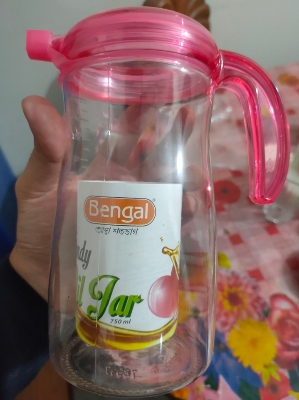 Picture of Plastic Oil Dispenser Container Jar Bottle - 750 Ml - Multicolor