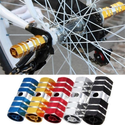 Picture of 2 Pieces Aluminum Alloy Non Slip Bike Foot Pegs - Multicolor