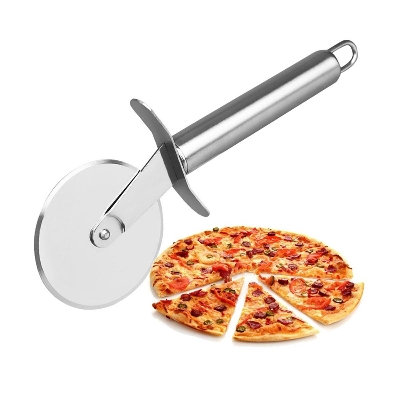 Picture of Stainless Steel Round Shape Pizza Cutter - Silver
