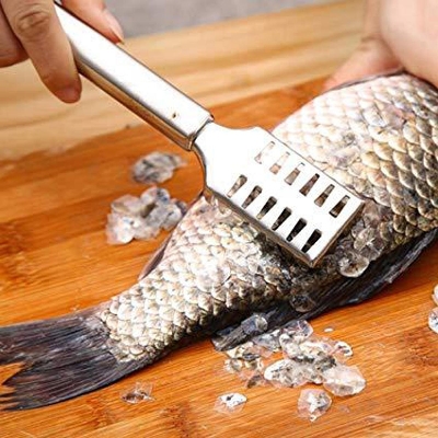 Picture of Stainless Steel Fish Scale Cleaner - Silver - Silver