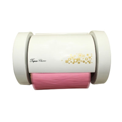Picture of Wall Mounted Plastic Waterproof Toilet Tissue Paper Holder Box - White