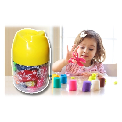 Picture of Slime Clay for Preschooler Kids with Tools and Storage Container (Flower Shaped) - Multicolor