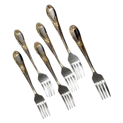 Picture of 6-Piece Stainless Steel Spoon Set - Multi Design Variations- Add Versatility And Style To Your Kitchen Utensils