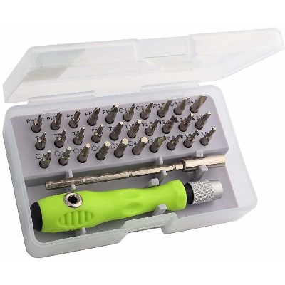Picture of Aisilin 32 in 1 Multi-bits Interchangeable Screwdriver Repair Tool Set - Multicolor