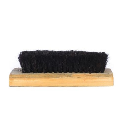 Picture of Wooden Flat Size Black Shoe Polish Brush - Wooden & Black
