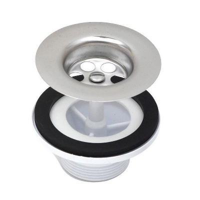 Picture of Kitchen Sink Small Drain Round Plug Hole - 7 CM - White and Black