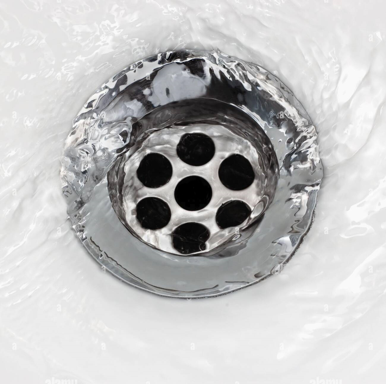 Picture of Kitchen Sink Small Drain Round Plug Hole - 7 CM - White and Black
