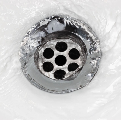 Picture of Kitchen Sink Small Drain Round Plug Hole - 7 CM - White and Black