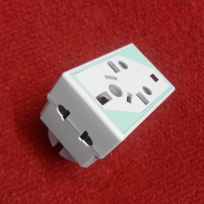 Picture of 2 Pin Multi Socket Plug Adapter for Home Uses - 16AMP - Multicolor