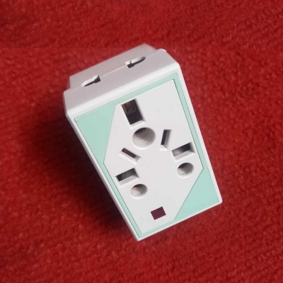Picture of 2 Pin Multi Socket Plug Adapter for Home Uses - 16AMP - Multicolor