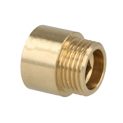 Picture of Nifty Niche - Refined Taste - 15mm Brass 1/2" CP Extension Nipples Socket - 1pcs - Tools, DIY & Outdoor - Fun To Have - Excellent - Brass