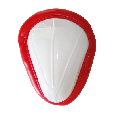Picture of Plastic Cricket Abdominal Guard - Red