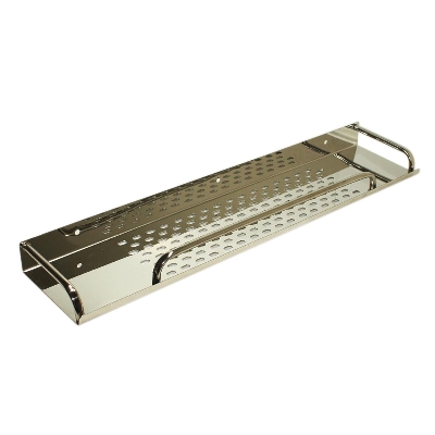Picture of Stainless Steel Wall Mount Multipurpose Toilet And Bathroom Shelf Shower Storage Organizer Rack - Silver