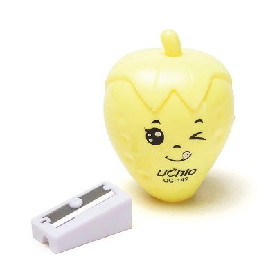 Picture of Strawberry Kindergarten Cartoon Single Hole Pencil Sharpener / Pencil Cutter - 4pcs - Multicolor