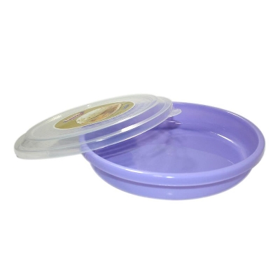Picture of Round Plastic Roti Box - Multicolor - Multicolor