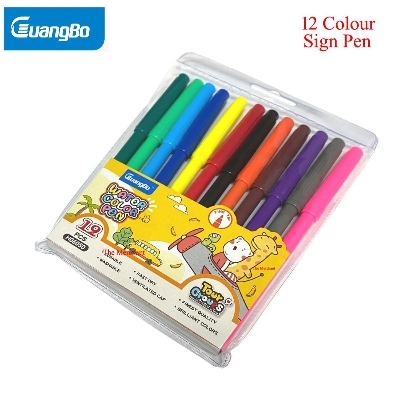 Picture of Indispensable - Refined Taste - Guangbo Water Colour Pen / Sign Pen - 12 Colour - Stationery & Craft - Fun To Have - Modern and Trendy - Multicolor