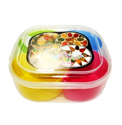 Picture of Newfangled - Opulence at Its Best - 4 Containers Plastic Spice Box with Spoon - Multicolor - Kitchen & Dining - Must Have - Multicolor