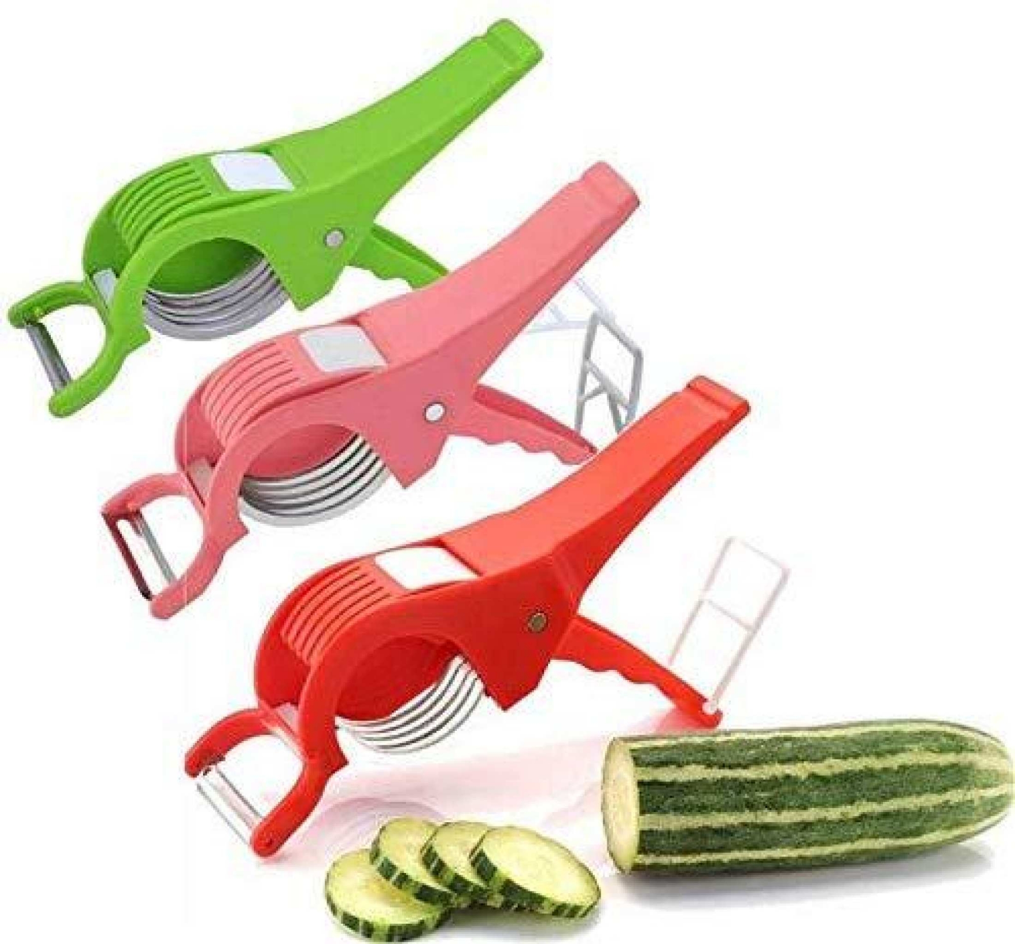 Picture of Vegetable/ Fruit Multi Cutter and Peeler - Multicolor - Multicolor
