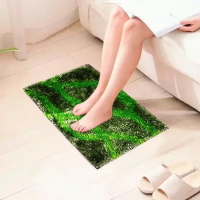 Picture of Multicolor Colorful Artificial Grass Doormat Carpet - 24 x 16 inch - Multicolor