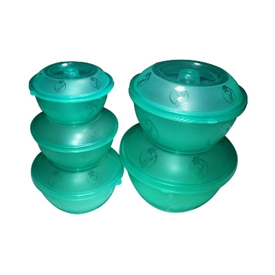 Picture of Progressive - Refined Taste - Plastic Food Storage Container Box With Lids - 5pcs Set - Kitchen & Dining - Fun To Have - Excellent - Multicolor
