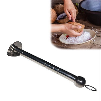 Picture of Newfangled - Superb Quality - Stainless Steel Coconut Scraper - Silver - Kitchen & Dining - Express Yourelf - Modern and Trendy - Steel