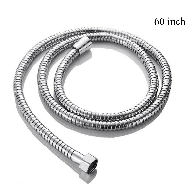 Picture of 60 inch / 5 Feet Chrome Polished Stainless Steel Hand Shower Flexible Hose Pipe - Steel