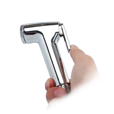Picture of Indispensable - Silver Chrome Plated Handheld Sprayer Shower Faucet for Bathroom Fitting - Tools, DIY & Outdoor - Modern and Trendy - Silver