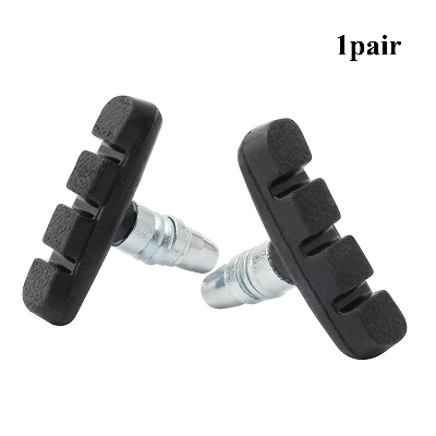 Picture of Indispensable - Superb Quality - 1pair Bicycle Brake Shoes Blocks Rubber Pads V-brake System - Sports & Outdoors - Express Yourelf - Black