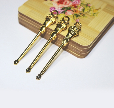 Picture of Indispensable - 1pcs Metal Ear Earwax Curette Remover Spoon Earpick Tool - 7cm Length - Tools, DIY & Outdoor - Modern and Trendy - Golden