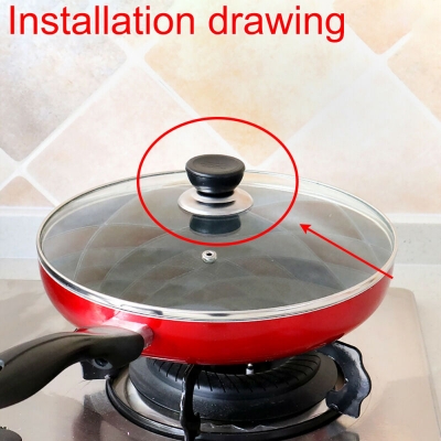 Picture of Kitchen Cookware Replacement Pan Pot Handgrip Lid Knob - 1pcs - Multicolor