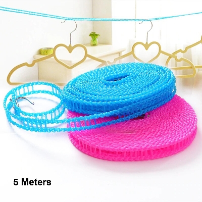 Picture of Progressive - Outdoor Windproof Non Slip Clothesline Rope to Dry Laundry Cloth - 5 Meters - Laundry & Cleaning - Modern and Trendy - Multicolor