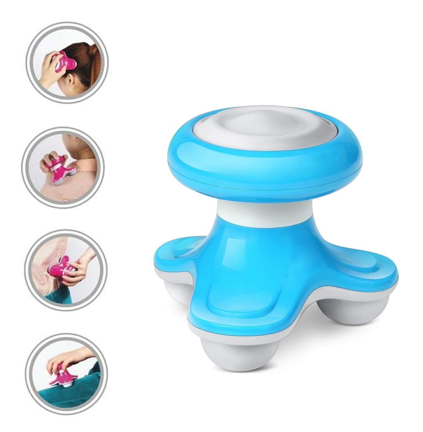 Picture of Electric Mini Handheld Vibrating Body Massager - Multicolor