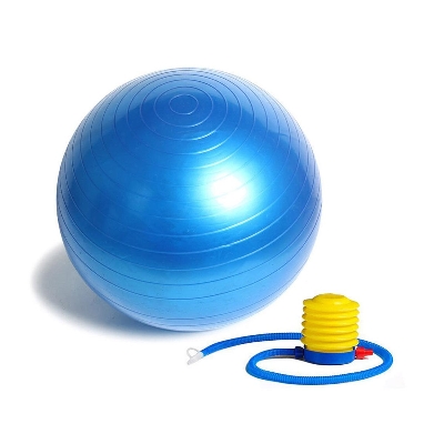 Picture of Premium Quality Gym Exercise Ball with Pumper For Body Fitness yoga Ball - 75 cm - Multicolor