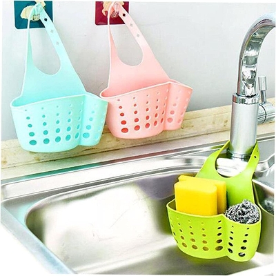 Picture of Kitchen Sink Sponge Holder Storage Basket - Mult-color - Multicolor