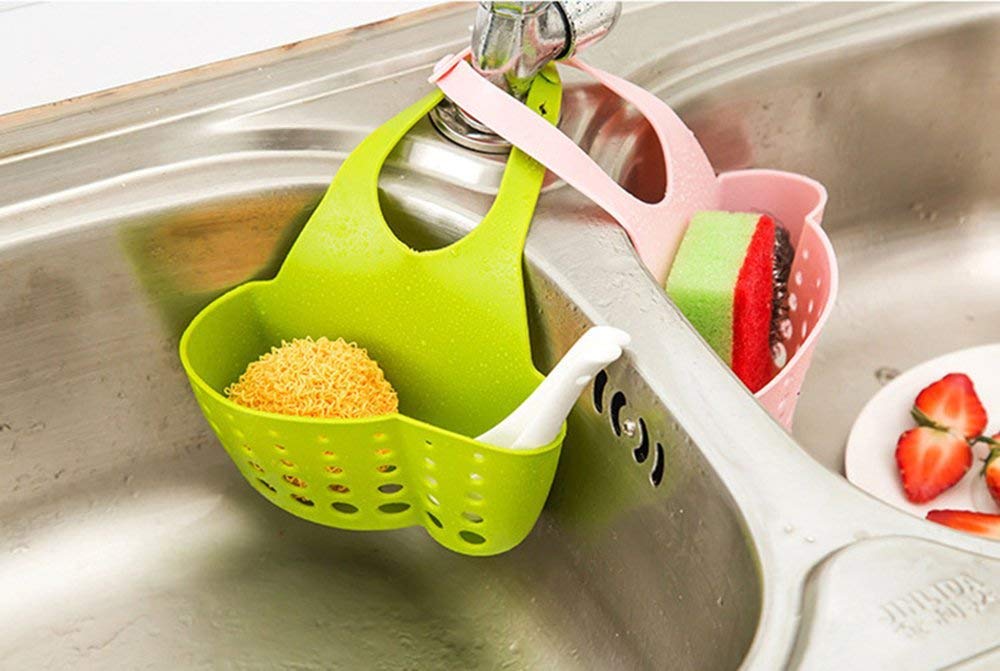 Picture of Kitchen Sink Sponge Holder Storage Basket - Mult-color - Multicolor