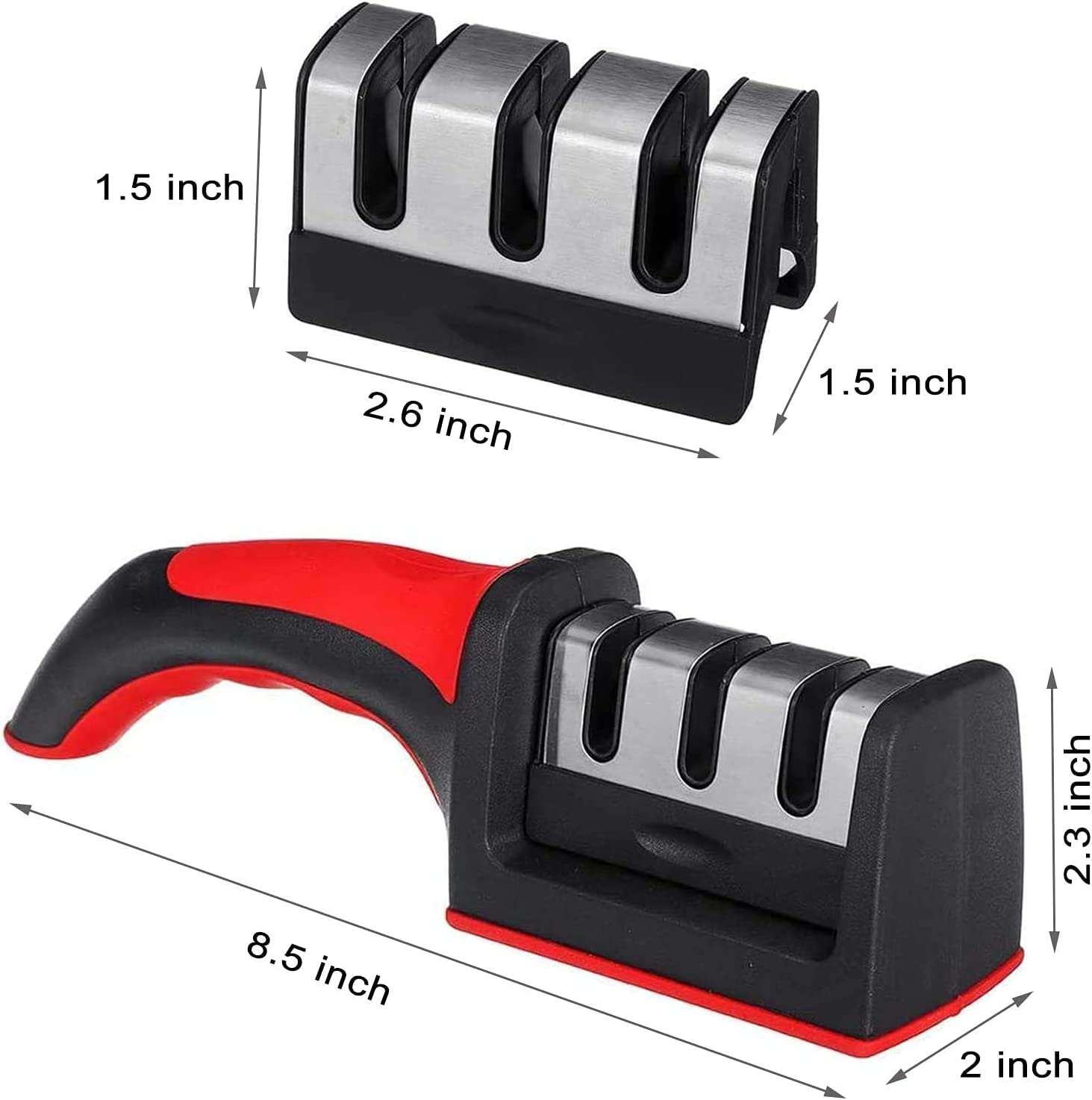 Picture of Professional Kitchen Knife Sharpener for Sharpening and Polishing Kitchen Knives - Multicolor