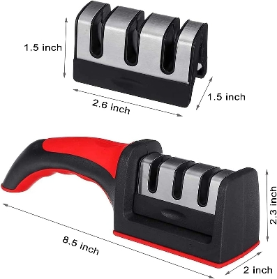 Picture of Professional Kitchen Knife Sharpener for Sharpening and Polishing Kitchen Knives - Multicolor