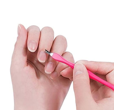Picture of Professional V-Shaped Fingernail Cuticle Remover & Pusher - 1pcs - Multicolor