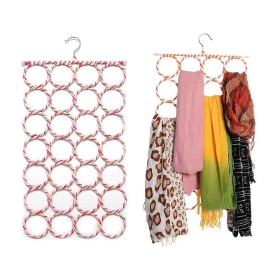 Picture of 28 Hole Circle Shape Portable Hijab Hanger For Women Scarf - Multicolor