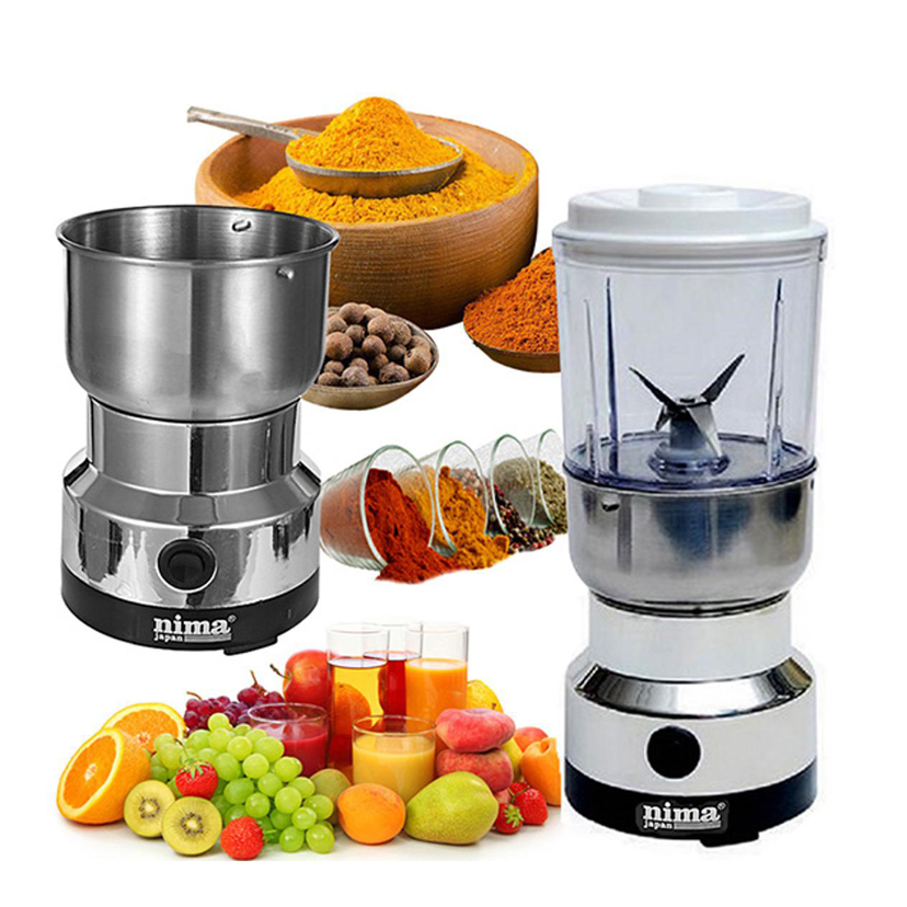 Picture of Nima 2 in 1 Electric High Quality Spice Mixer Grinder, Blender & Juicer - Silver