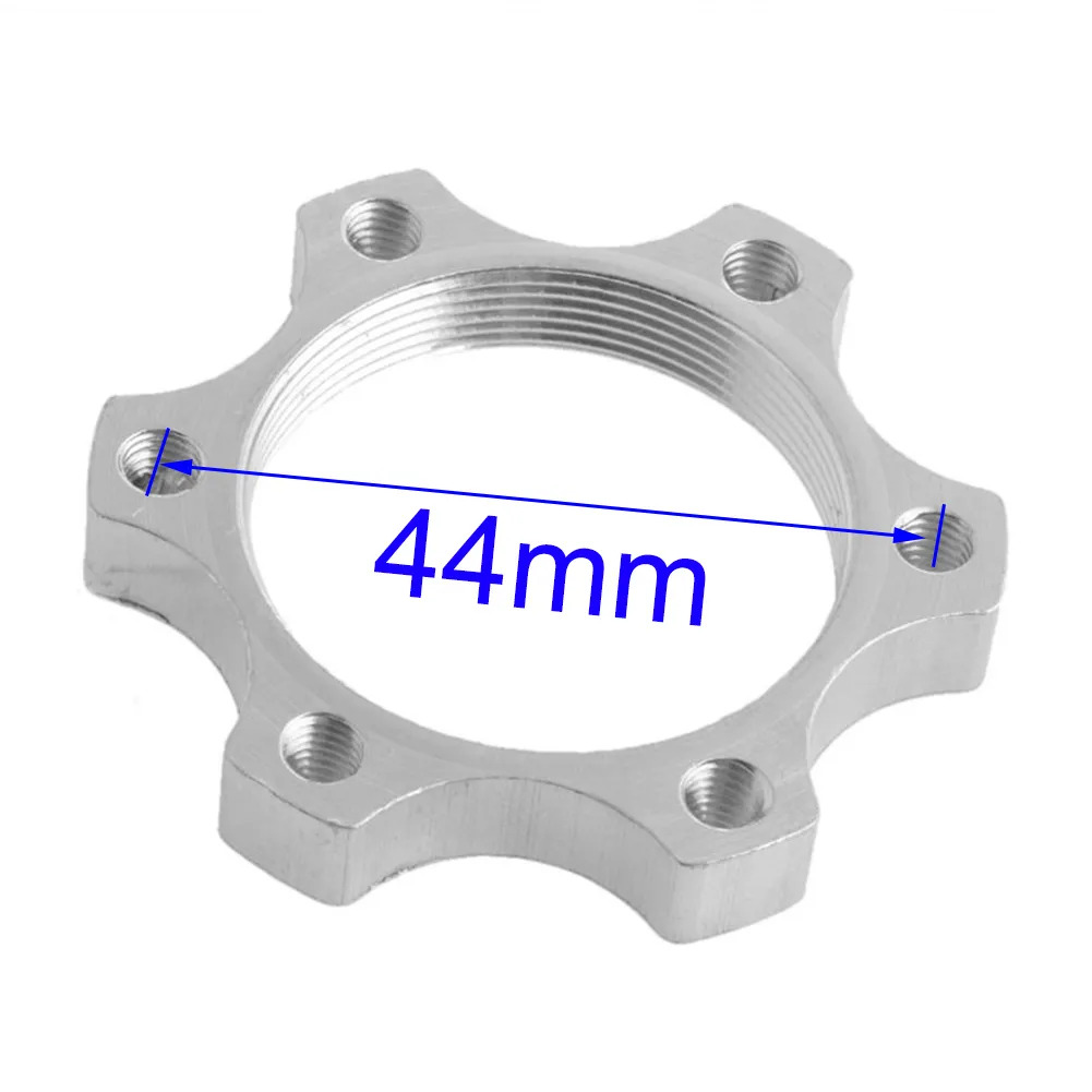 Picture of 44mm Adapter Bicycle unidirectional Threaded hub disc Brake Rotor 6-Bolt Adapter Bicycle Parts -1pcs - Silver