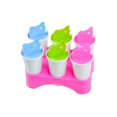 Picture of Multicolor Plastic 6 Cube Ice Box For Freezing - Multicolor