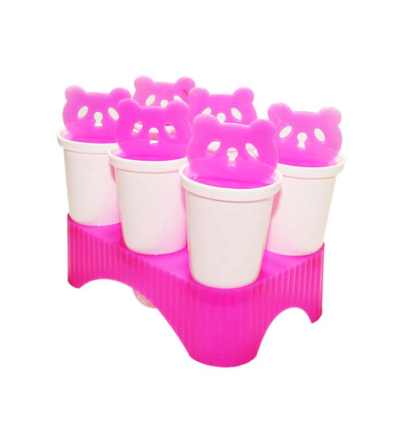 Picture of Multicolor Plastic 6 Cube Ice Box For Freezing - Multicolor