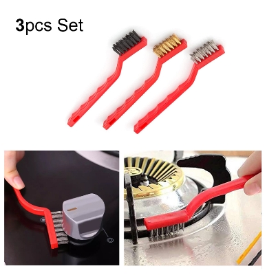Picture of For Household Kitchen Stove Cleaning Mini Wire Brush Set - 3pcs Set - Multicolor