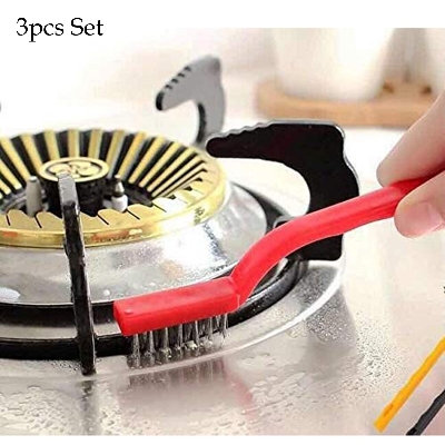 Picture of For Household Kitchen Stove Cleaning Mini Wire Brush Set - 3pcs Set - Multicolor