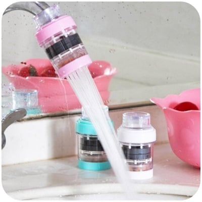 Picture of Kitchen Water Filter Tap Water Purifier Faucet Water Strainer Household Magnetic Water filters - Multicolor